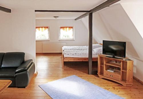 Közös társalgó / TV, Das Meininger Ferienhaus in Meiningen