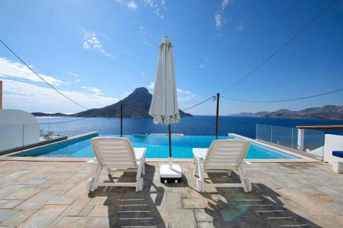 White Pearl Villa Kalymnos - 2bdr & Private Pool - Accommodation - Kalymnos