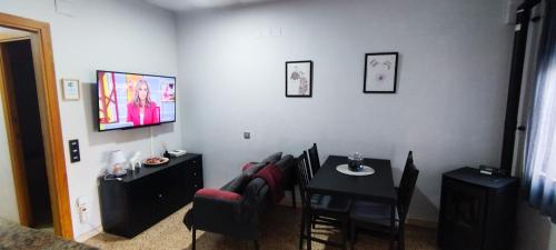 Közös társalgó / TV, Apartamento entero con terraza en el centro de Rubí (Apartamento entero con terraza en el centro de Rubi) in Rubi