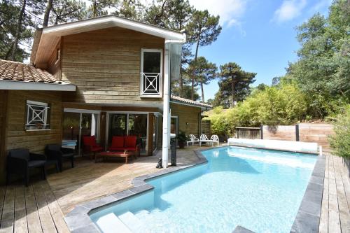 Thais - Hossegor très agréable villa avec piscine située dans un quartier résidentiel - Location, gîte - Soorts-Hossegor