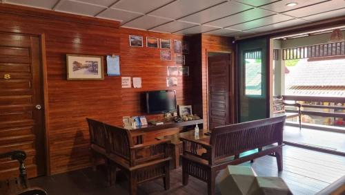 Lounge/area TV in comune, Country View Inn in Sungai Lembing