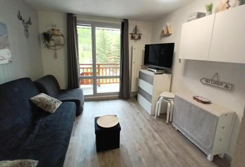 Studio 2 alpes pied de piste, lumineux, balcon, parking Les Deux Alpes