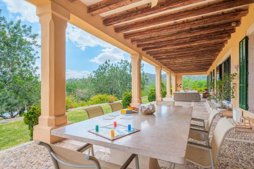 شرفة/ تراس, Ca Nostra Mallorca en Esporles in إسبورليس