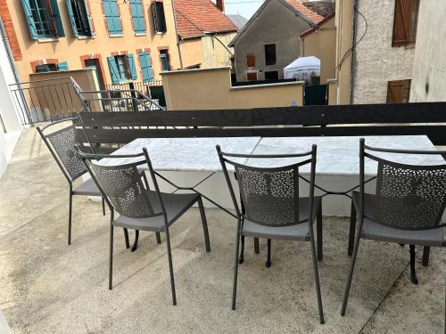 Erkély/terasz, CHEZ BRIGITTE in Chatillon-sur-Marne