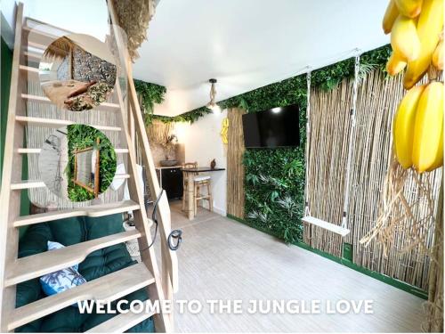 Nuit dans la jungle - love room - Location saisonnière - Souppes-sur-Loing