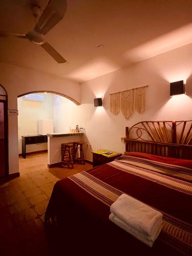 1 double bed