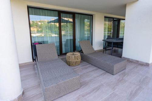 balkon/terras, апартаменти Пасажио in Sandanski