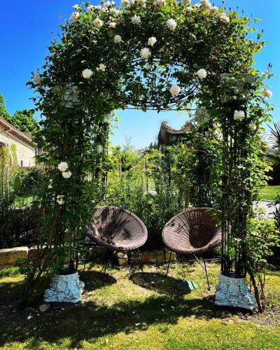 Garden, Gite Evasion de la Maison Blanche 4p in Saint-Yzans-de-Medoc