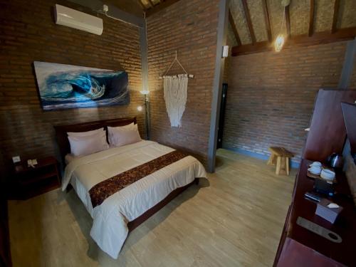 1 double bed