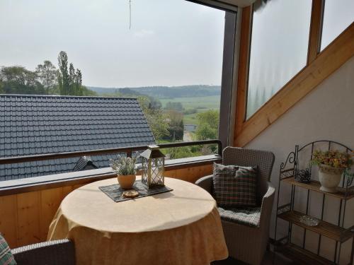 Balkons/terase, Eifelferienwohnungen "Familie Saxler" in Bereborn