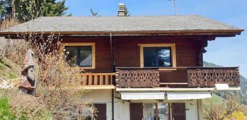 外部景觀, Chalet le Grenier des Crosets, Vue exceptionnelle sur les Dents du Midi in 瓦勒迪利耶