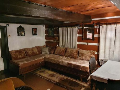 共用Lounge/電視區, Chalupa pod Modřínem (Chalupa pod Modrinem) in 哥雷諾夫