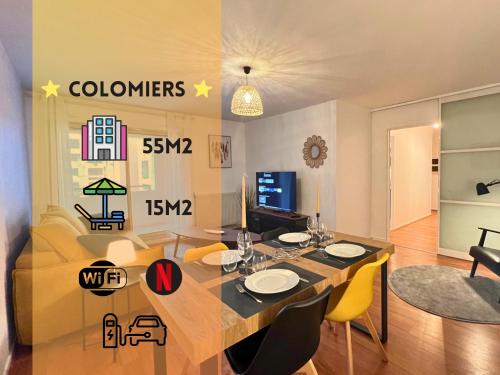 Colomiers Shelter - City, Terrasse, Wifi, Netflix - Apartment - Colomiers