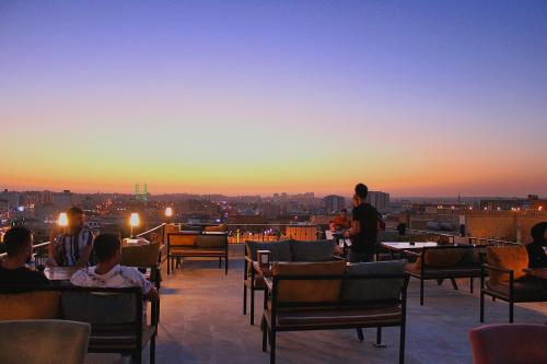 Uitzicht, Mons Masius Boutique Hotel Teras in Midyat