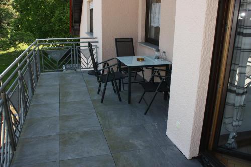 陽台/露台, Ferienwohnung in Humes in 埃珀爾博恩