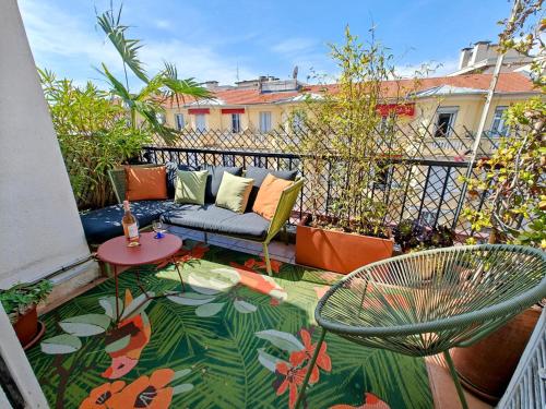 Cozy roof terrace near Promenade des Anglais - AC, Niza