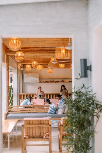 Shared lounge/TV area, Happiness Hostel Siargao in Siargao Island