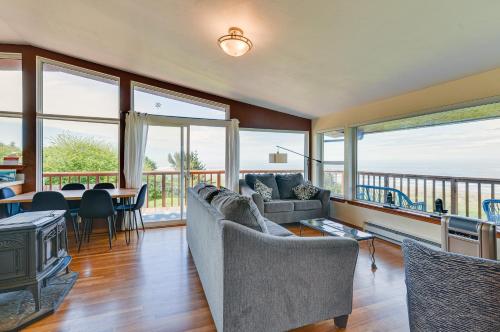 McKinleyville Getaway with Hot Tub and Ocean Views!