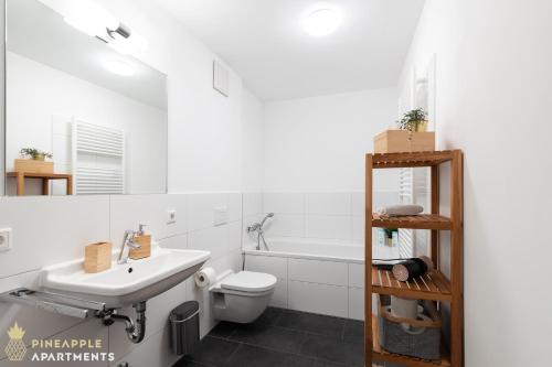 PINEAPPLE APARTMENTS - Zwinger VII - 78qm - 1x free parking, Drážďany (fotografie 6)