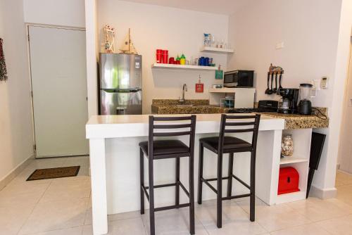 87972 Romantic condo, best retreat for a couple, 1 block from the Ocean, Progreso (foto 6)