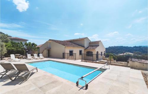 Awesome Home In Roquebrun With Wifi, Private Swimming Pool And 4 Bedrooms - Location saisonnière - Roquebrun