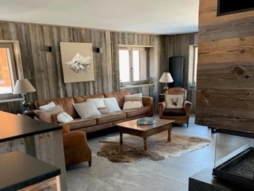 Duplex 11 pers. au centre de Crest-Voland, cheminée, ski-room, wifi, non fumeurs - FR-1-733-36 gîte à louer Crest-Voland