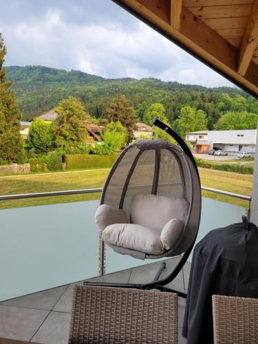 Balkons/terase, Ferienwohnung Lindpointner in Innerschwand am Mondsee