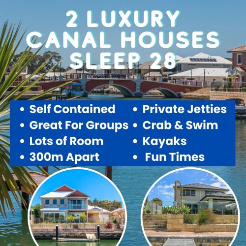 2 Luxury Canal Holiday Homes - Sleep 28 – khách sạn tại Erskine