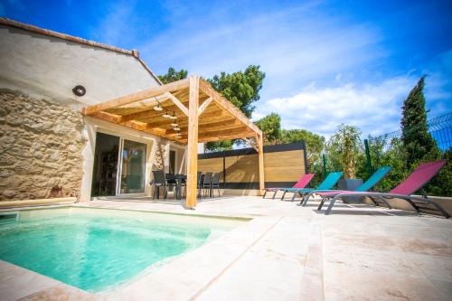 Viesnīcas āriene, Gîte du Montagut (Gite du Montagut) in Thezan-des-Corbieres