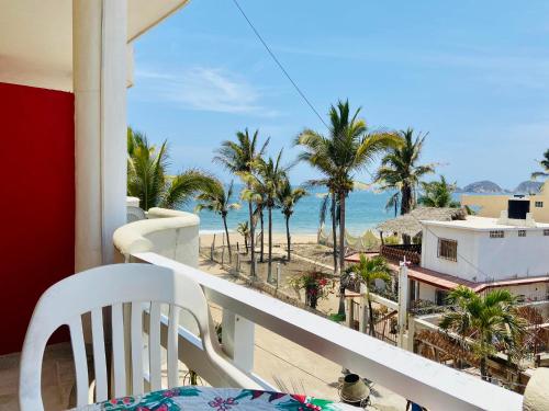 Erkély/terasz, Los Angeles en el Paraiso in San Patricio Melaque