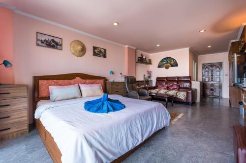 1 double bed