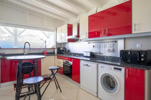 köök, Villa Sun and Sea in Deshaies