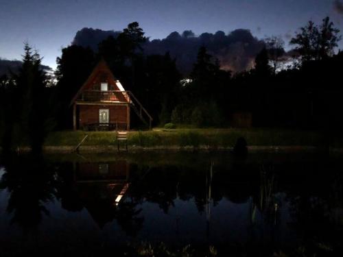 Viesnīcas āriene, Holidayhouse with sauna and pond Leesoja puhkemaja in Kiraste