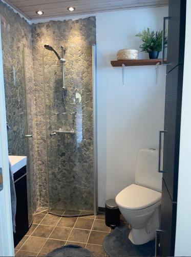 ห้องน้ำ, Hyggeligt sommerhus i Jerup in ใจกลางเมืองเยรูป