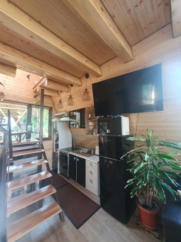 Cabana de Vis Valea Prahovei - ciubăr și saună la munte (Cabana de Vis Valea Prahovei - ciubar si sauna la munte) in Komarnika