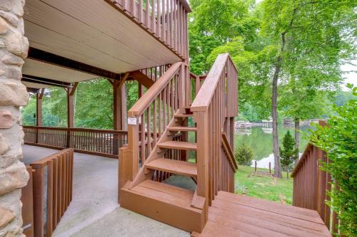 Smith Mountain Lake House with 2-Story Boat Dock!