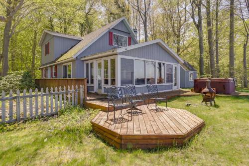 Waterfront South Haven Home with Sunset Views!