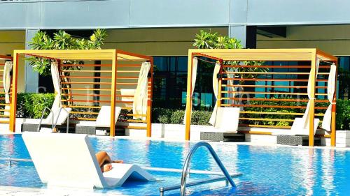 The Shrashi Suites, Dubai Creek Harbour - Paradise on the Island with Dubai Skyline & Waterfront View, Dubaj (zdjęcie 8)