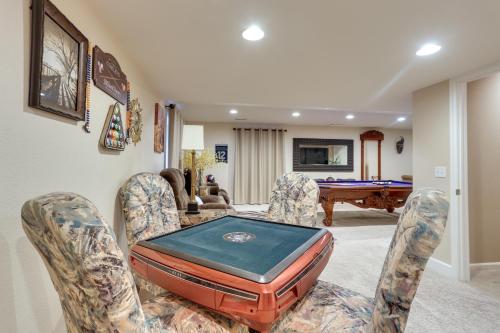 1 Mi to Cherry Creek State Park Home with Game Room