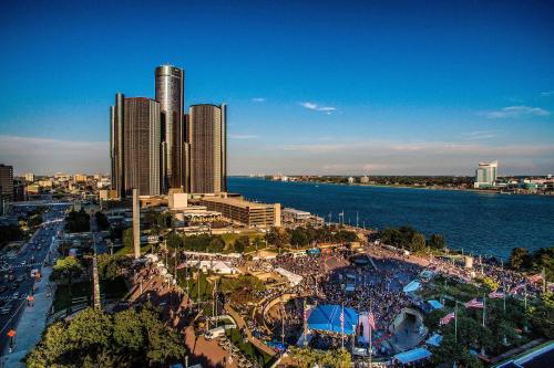Detroit Marriott at the Renaissance Center in Detroit, USA