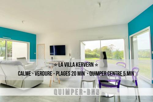 LA VILLA KERVERN - Standing - Jardin clos - 20 min Plages