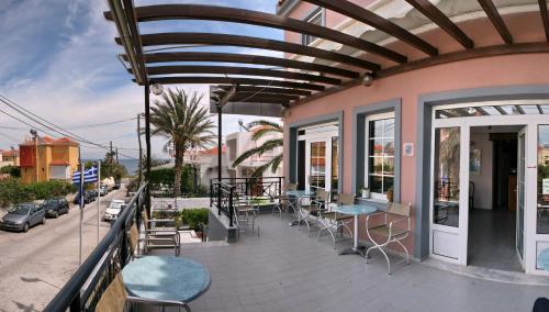balkon/terras, Princess Studios Mitilini near Mytilene International Airport