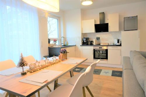 ห้องครัว, Mein Apartment, Stars mit Balkon und Klima für bis zu 4 Personen (Mein Apartment, Stars mit Balkon und Klima fur bis zu 4 Personen) in ฟรังเคนทาล (พฟัลซ์)