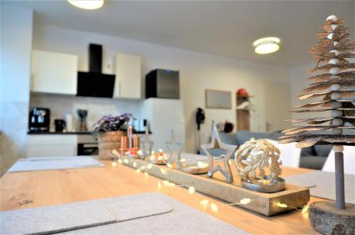 ห้องครัว, Mein Apartment, Stars mit Balkon und Klima für bis zu 4 Personen (Mein Apartment, Stars mit Balkon und Klima fur bis zu 4 Personen) in ฟรังเคนทาล (พฟัลซ์)