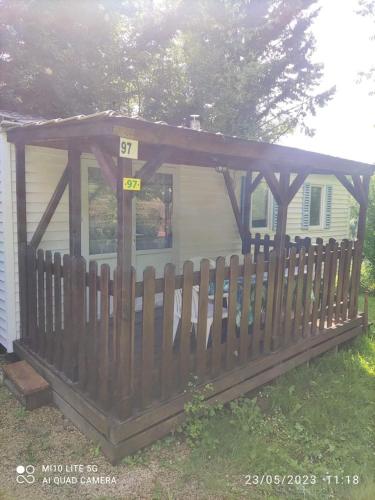 Camping les tilleuls du caminel Mobile home 97 - Camping - Sarlat-la-Canéda