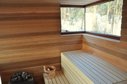 Sauna, Poolvilla in Schwielowsee