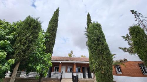 Dārzs, Hostal Restaurante San Martin de Montalban in Gálvez