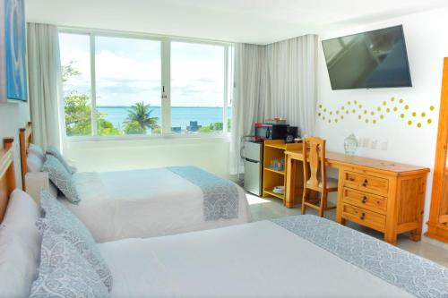 Estudio 1A sobre hermosa playa, excelente opción, Канкун (фото 10)