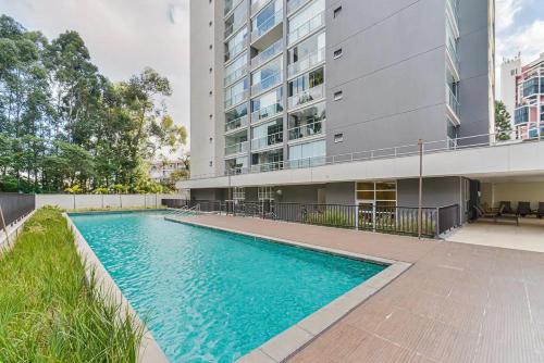 Úszómedence, Flat Completo na Ponte Estaiada SP in Morumbi