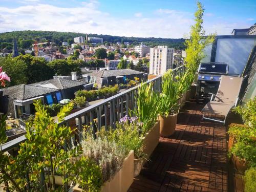 Rõdu/terrass, Beautiful Rooftop between Paris and Versailles in Chaville
